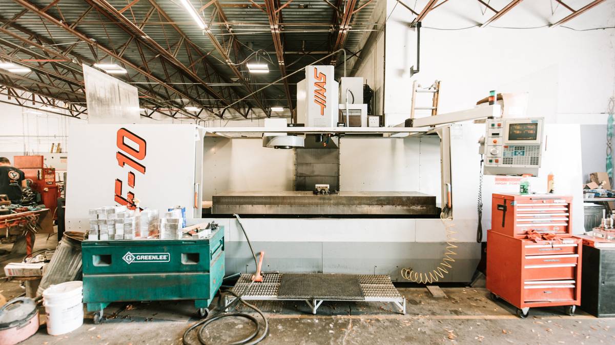 Haas VF-10, Machine ID: 7183